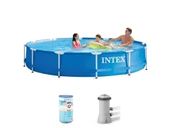 Intex metal frame 366x76cm pool – 3-teilig
