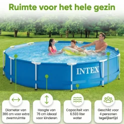 Intex metal frame 366x76cm pool