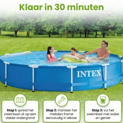 Intex metal frame 366x76cm pool