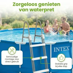 Intex Poolleiter mit extra sicherheit - 107 cm