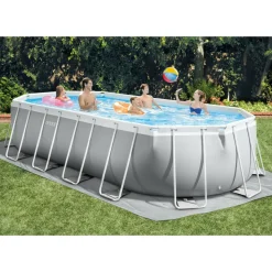Intex Prism 610 x 305 x 122 cm Rahmen ovaler Pool