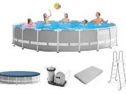 Intex Prism Frame 610 cm Pool mit Filterpumpe