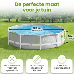 Intex prism frame 305x76cm pool