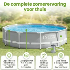 Intex prism frame 305x76cm pool – 3-teilig