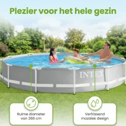 Intex prism frame 366x76cm pool – 3-teilig