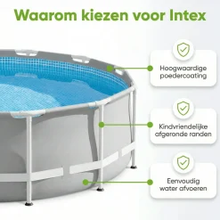 Intex prism frame 366x76cm pool – 3-teilig
