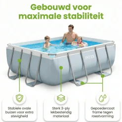 Intex prism frame 300x175x80cm pool – 4-teilig
