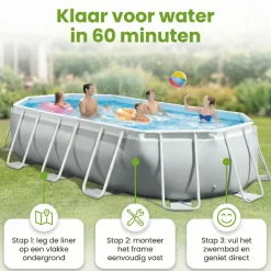 Intex prism frame 503x274x122cm pool – 6-teilig