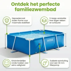 Intex rechteck frame 300x200x75cm pool