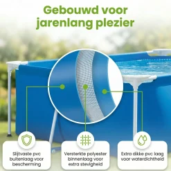 Intex rechteck frame 300x200x75cm pool