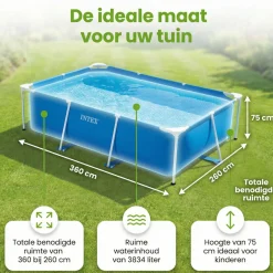 Intex rechteck frame 300x200x75cm pool