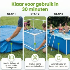 Intex rechteck frame 300x200x75cm pool