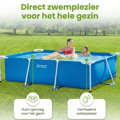 Intex rechteck frame 220x150x60cm pool