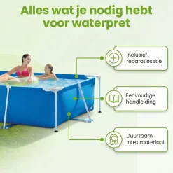 Intex rechteck frame 220x150x60cm pool