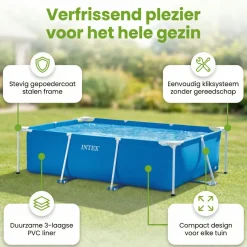Intex rechteck frame 260x160x65cm pool