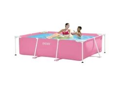 Intex rechteck frame 220x150x60cm pool - pink