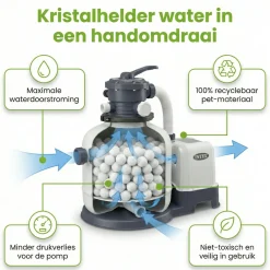 Intex Sandfilterpumpe Filterbälle