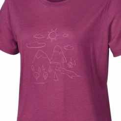 Ivanhoe Cilla Outdoor Damen T-Shirt – Rosa