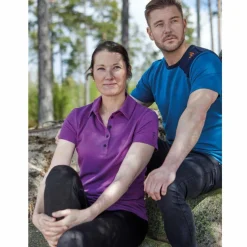 Ivanhoe Evin violettes Damen Poloshirt