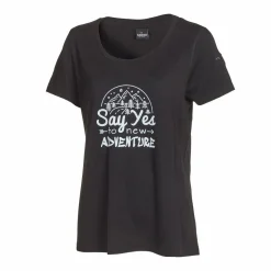 Ivanhoe Meja Adventure schwarzes Damen T-Shirt