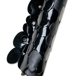 IVOL 68 x 35 cm Rutschfeste Badematte - Black