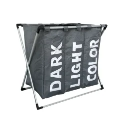 IVOL 3-Fach-Organizer-Wäschekorb - Grey