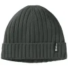 Jack Wolfskin Rib Knit Unisex Mütze - Slate Green