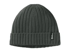 Jack Wolfskin Rib Knit Unisex Mütze - Slate Green