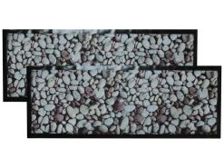 Jacks Door Kiezel 45 x 125 cm Fußmatte - Set von 2