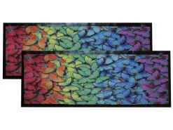 Jacks Door Vlinder 45 x 125 cm Fußmatte - Set von 2
