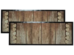 Jacks Door Wood 45 x 125 cm Fußmatte - Set von 2
