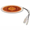 Jokon ovale orange LED-Seitenmarkierungsleuchte mit weißem Rand