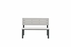 Jondal Parkbank - carbon black - hell Teak Vironwood