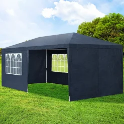 Juskys 3 x 6 Meter Partyzelt mit Seitenwänden - Blue