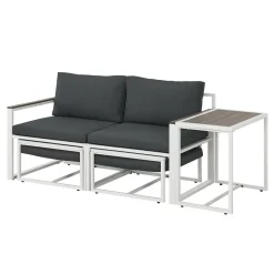Juskys Bari 5-teiliges Loungeset - Grey
