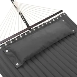 Juskys Cata Hängematte mit Gestell und Kissen - Anthracite