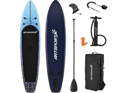 Juskys Deep Ocean Aufblasbares SUP Board mit Zubehör
