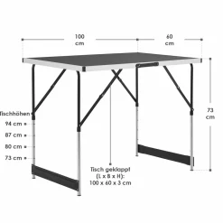 Juskys 3er Set Campingtische