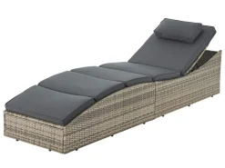 Juskys Lamia PolyrattanLiege - Lightgrey