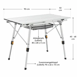 Juskys Picco Aluminium Campingtisch