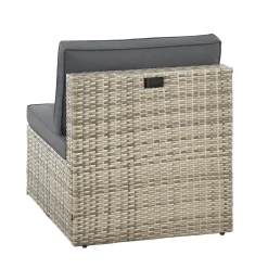 Juskys Salou Polyrattan Lounge Set - Grey
