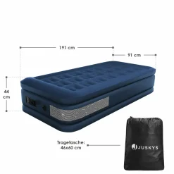 Juskys Sapri M selbstaufblasendes Luftbett - Blue