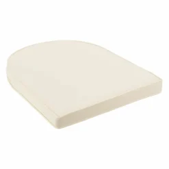Juskys Set von 2 Seilgeflechter Gartenstühlen mit kissen - Beige
