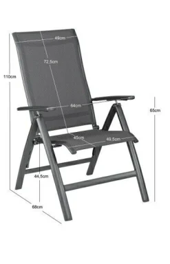Kettler Legato Curve Klappstuhl