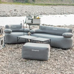 KingCamp Air Cube aufblasbar Sitzhocker - Grey