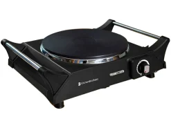 KitchenBrothers 1 Platte Elektrisches Kochfeld - Black