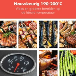 KitchenBrothers 2400 watt Elektro-Grill Mit Rädern