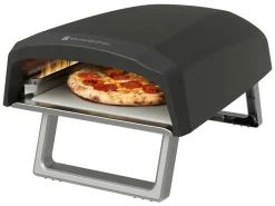 KitchenBrothers Doppelbrenner Pizzaofen - Gas
