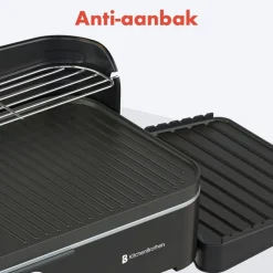 KitchenBrothers 2-in-1 Elektro-Grill - Black