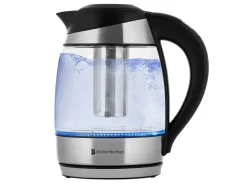 KitchenBrothers Wasserkocher 1.8L Mit Teefilter - Glass